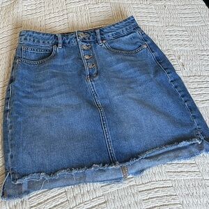 Denim skirt size small